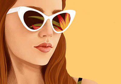 Illustration design portfolio example