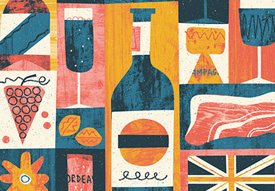 Illustration design portfolio example